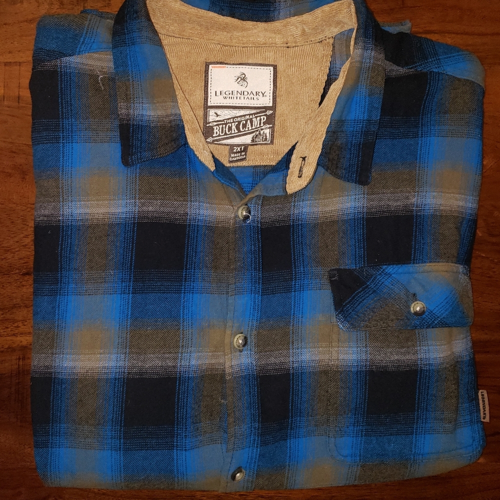 Legendary White Tails Buck Camp Flannel Shirt